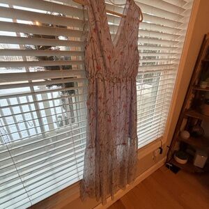 NWT Banana Republic Maxi Dress with Floral Design